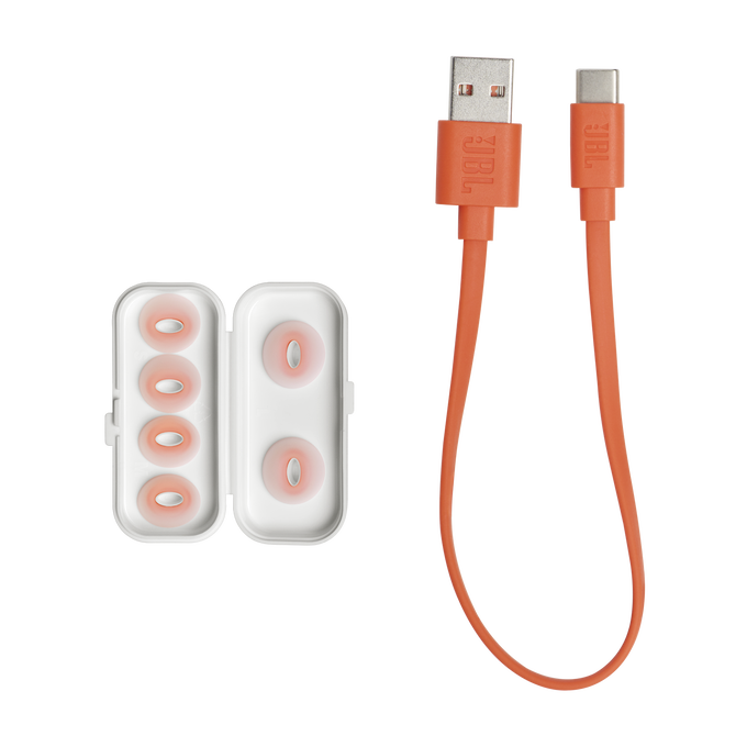 JBL Tune Flex - White - True wireless Noise Cancelling earbuds - Detailshot 10 image number null
